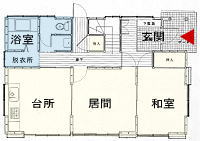 リフォーム前平面図
